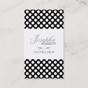 Tupfen-Visitenkarte Visitenkarte