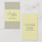 Tupfen-Visitenkarte Visitenkarte (Vorne/Hinten)