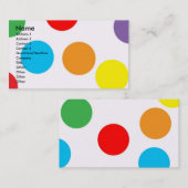 Tupfen-Visitenkarte Visitenkarte (Vorne/Hinten)