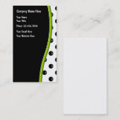 Tupfen-Visitenkarten Visitenkarte (Vorne/Hinten)