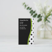 Tupfen-Visitenkarten Visitenkarte (Stehend Vorderseite)