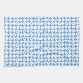 Tupfenblaue Schmetterlinge Geschirrtuch (Horizontal)