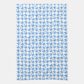 Tupfenblaue Schmetterlinge Geschirrtuch (Vertikal)