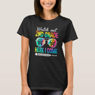 Tupfenfärbung Achtung 2. Klasse Ich komme zurück z T-Shirt