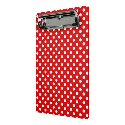 Tupfenhintergrund Mini Klemmbrett (Gewinkelt2)