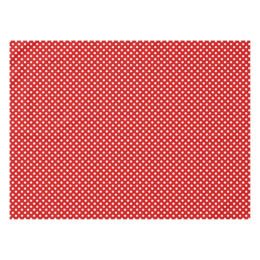 Tupfenhintergrund Tischdecke (Vorderseite (Horizontal))
