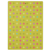 Tupfenhintergrundmuster Klemmbrett (Rückseite)