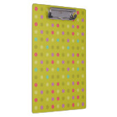 Tupfenhintergrundmuster Klemmbrett (Rechts)