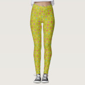 Tupfenhintergrundmuster Leggings (Vorderseite)