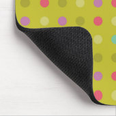 Tupfenhintergrundmuster Mousepad (Ecke)