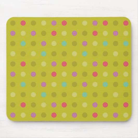 Tupfenhintergrundmuster Mousepad (Vorne)