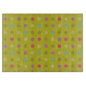 Tupfenhintergrundmuster Schneidebrett (Vorderseite)