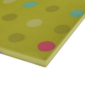 Tupfenhintergrundmuster Schneidebrett (Ecke)