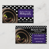 Tupfenphotographie-Visitenkarten Visitenkarte (Vorne/Hinten)