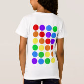 Tupfenregenbogen T-Shirt (Rückseite)