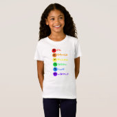 Tupfenregenbogen T-Shirt (Vorne ganz)