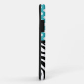 TupfenTürkis-u. Zebra-Druck iPhone 5 Fall Case-Mate iPhone Hülle (Hinten/Rechts)