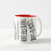 Tupilak-Tasse Zweifarbige Tasse (VorderseiteRechts)