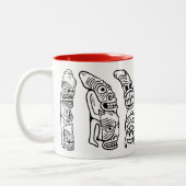 Tupilak-Tasse Zweifarbige Tasse (Links)