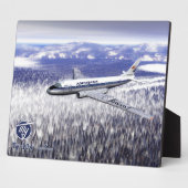 Tupolev (Т у п о е в) Tu-104 über Sibirien Fotoplatte (Seite)