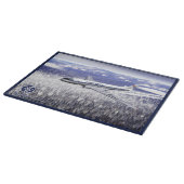 Tupolev (Т у п о е в) Tu-104 über Sibirien Schneidebrett (Ecke)