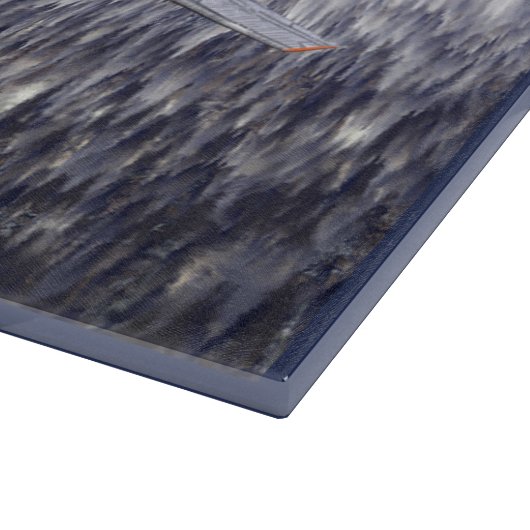 Tupolev (Т у п о е в) Tu-104 über Sibirien Schneidebrett (Ecke)