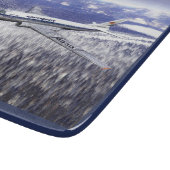 Tupolev (Т у п о е в) Tu-104 über Sibirien Schneidebrett (Ecke)