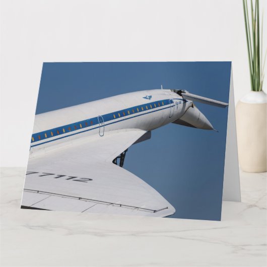 Tupolev TU-144 Karte (Vorderseite)