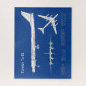 Tupolev Tu-95 - Flugzeugkonzepte ABD Puzzle (Vertikal)