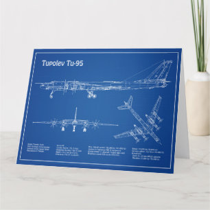 Tupolev Tu-95 - Flugzeugkonzepte AD Dankeskarte