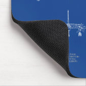Tupolev Tu-95 - Flugzeugkonzepte AD Mousepad (Ecke)