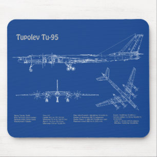 Tupolev Tu-95 - Flugzeugkonzepte AD Mousepad