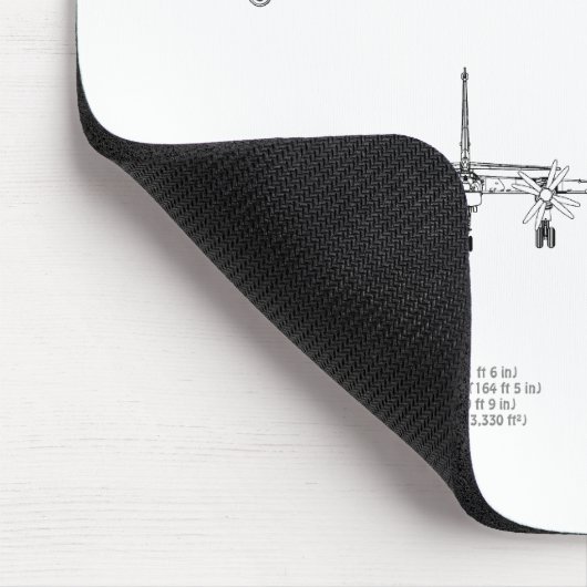 Tupolev Tu-95 - Flugzeugkonzepte BD Mousepad (Ecke)