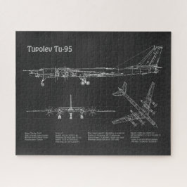 Tupolev Tu-95 - Flugzeugkonzepte PD Puzzle