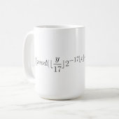 Tuppers Formel Kaffeetasse (Vorderseite Links)