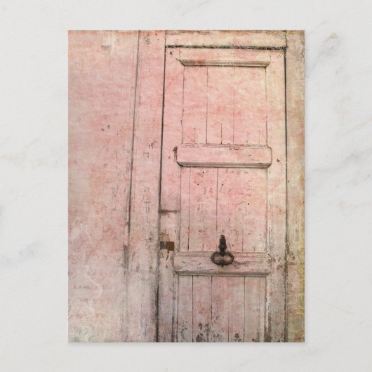 Tür abstrakt postkarte (Vorderseite)