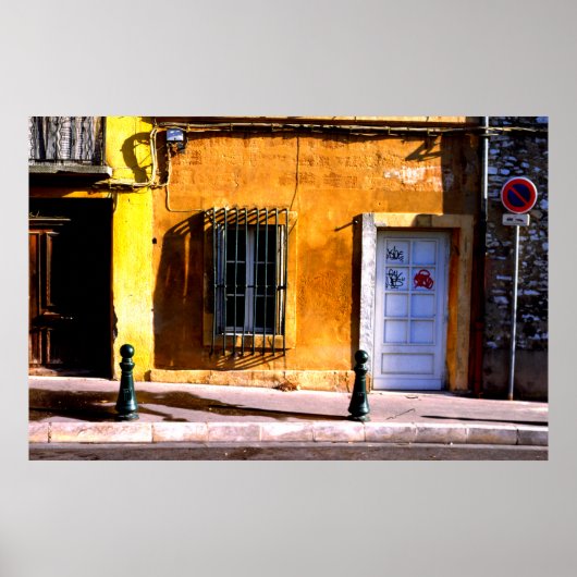 Tür, Aix-en-Provence Poster (Vorne)