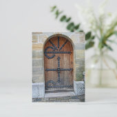 Tür an der Neuschwanstein-Schloss-Postkarte Postkarte (Stehend Vorderseite)