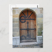Tür an der Neuschwanstein-Schloss-Postkarte Postkarte (Vorne/Hinten)