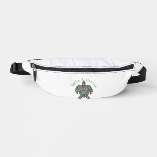 Tur Caicos Stammes-Schildkröte Bauchtasche (Vorderseite)