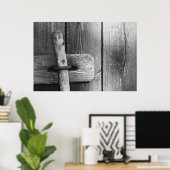 Tür der alten Scheune 4 Poster (Heimbüro)