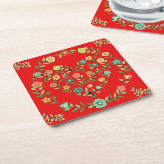 tür Gläser Rechteckiger Pappuntersetzer (angewinkelt)