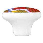 TÜR-HANDLE-KERAMIK PULL KERAMIKKNAUF (Seitenansicht)