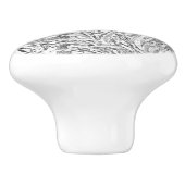 TÜR-HANDLE-KERAMIK PULL KERAMIKKNAUF (Seitenansicht)