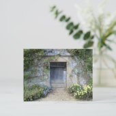 Tür in Haddon Hall in Derbyshire Postkarte (Stehend Vorderseite)