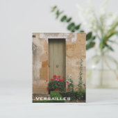 Tür in Versailles Postkarte (Stehend Vorderseite)