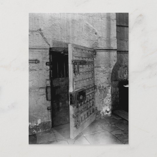 Tür ins Gefängnis von Newgate Postkarte (Vorderseite)