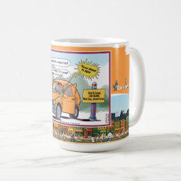 Tür ist ein Glas | Wortwitz Humor Klassiker Kaffeetasse
