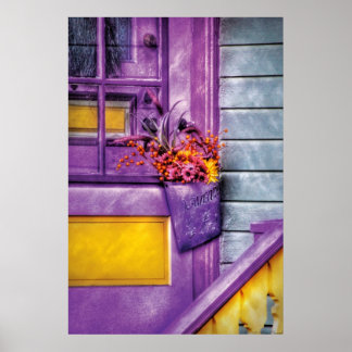 Tür - Lavendel Poster