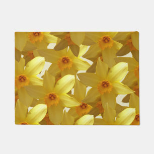 Tür-Matte der Narzissen-Blüten-2 Fußmatte